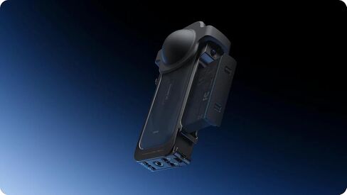 إطار الأداة المساعدة insta360 x5 ، إطار الأداة المساعدة متعددة الوظائف ، قفص الألومنيوم مع عدسة السيليكون ، واجهة أحذية باردة واقية مع 1/4 بوصات أحذية بارد أحذية طي أصابع قابلة للطي in Kuwait