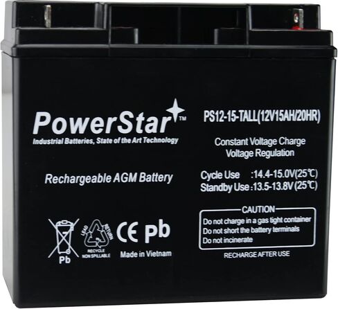 12V 15AH CB19-12 Sealed Lead Acid AGM Rechargeable Deep Cycle Battery NEW in Saudi Arabia