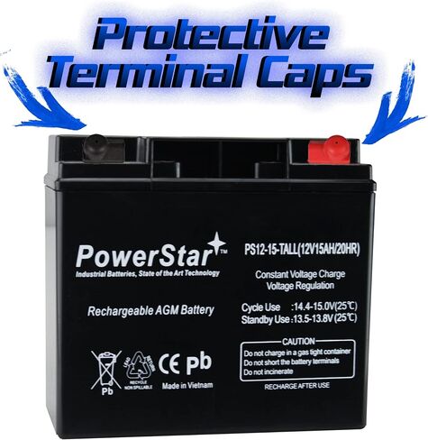 12V 15AH CB19-12 Sealed Lead Acid AGM Rechargeable Deep Cycle Battery NEW in Saudi Arabia