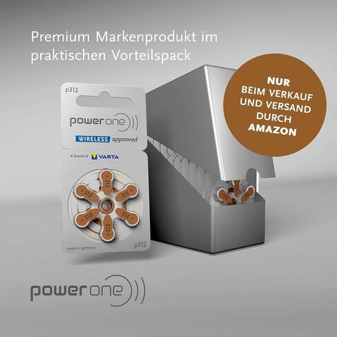 Varta, 60 x Powerone P312 Hörgerätebatterie Quecksilberfrei in Kuwait