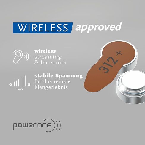 Varta, 60 x Powerone P312 Hörgerätebatterie Quecksilberfrei in Kuwait