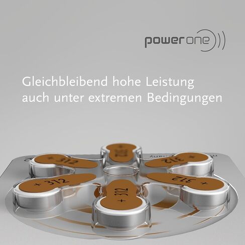 Varta, 60 x Powerone P312 Hörgerätebatterie Quecksilberfrei in Kuwait