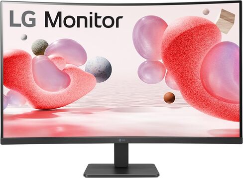 LG 32MR50C-B 32 بوصة FHD شاشة 100 هرتز ، AMD FreeSync ، التحكم على الشاشة ، مزامنة الإجراء الديناميكي ، الاستقرار الأسود ، حامل الميل (HDMI) ، 2023 (متجدد) in Kuwait
