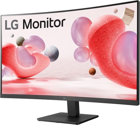 LG 32MR50C-B 32 بوصة FHD شاشة 100 هرتز ، AMD FreeSync ، التحكم على الشاشة ، مزامنة الإجراء الديناميكي ، الاستقرار الأسود ، حامل الميل (HDMI) ، 2023 (متجدد) in Kuwait