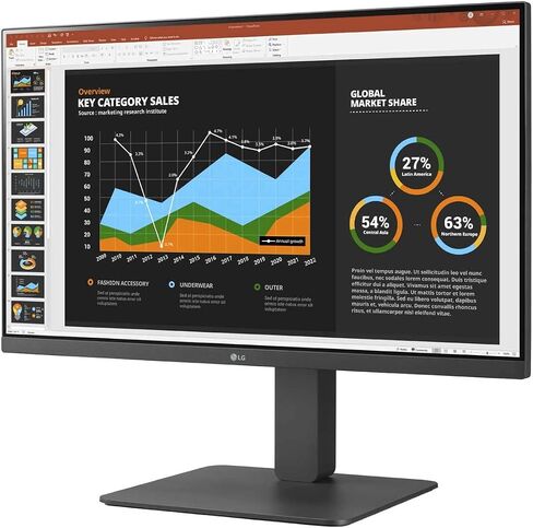 LG 24BR750C-C 24 '' IPS FHD Monitor مع كاميرا ويب FHD مدمجة وميكروفون ، ومكافحة الوهج ، و USB Type-C ™ in Kuwait