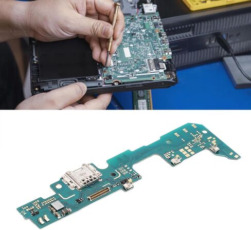 Yunir USB C شحن منفذ فليكس كابل ، شحن Dock Connector بديل مع مجموعة أدوات الإصلاح لعلامة التبويب A 8.0 SM T380 T385 in Kuwait