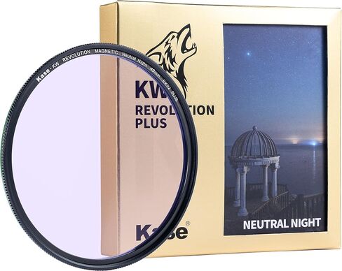 Kase KW Revolution Plus Magnetic Hockproof Night Night Broadband Light Light Plater Filter Low Lelection Pansical Glass (77mm) in Saudi Arabia
