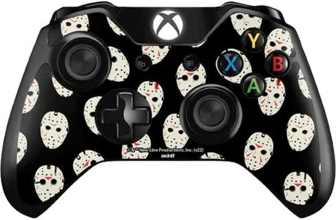 Skinit Decal Gaming Skin Compatible with Xbox One Controller - Officially Licensed Warner Bros Jason Voorhees Pattern Design in Saudi Arabia