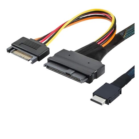 SFF 8611 4I إلى U.2 S/A/S SFF 8639+15P SATA Server Line (1M) in Kuwait