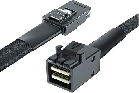 0.5M 1M Internal S/A/S High Density SFF-8643 to S/A/S SFF-8087 12Gbps Data Transfer Cable for Server Controller(0.5m) in Saudi Arabia