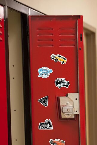 Ford Bronco 50ct Vinyl Large Deluxe Deluxe Package Pack -Pack - محمول ، زجاجة ماء ، سجل قصاصات ، قرص ، لوح التزلج ، داخلي/في الهواء الطلق in Kuwait