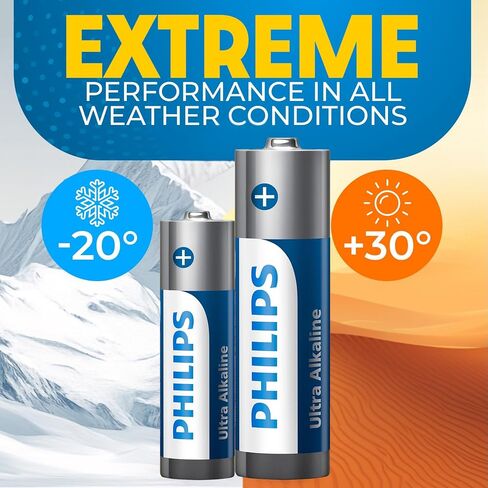 Philips-حزمة التحرير والسرد AA و AAA 48 Count ، حزمة متنوعة من بطارية فائقة القلوية ، مدتها 24 عبوة ، عمرها 10 سنوات ، قوة طويلة الأمد ، عبوات قابلة لإعادة التغليف ، متينة ومقاومة للتسرب. in Saudi Arabia