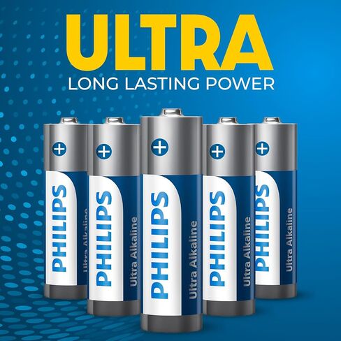 Philips-حزمة التحرير والسرد AA و AAA 48 Count ، حزمة متنوعة من بطارية فائقة القلوية ، مدتها 24 عبوة ، عمرها 10 سنوات ، قوة طويلة الأمد ، عبوات قابلة لإعادة التغليف ، متينة ومقاومة للتسرب. in Saudi Arabia