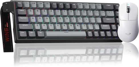 Aula Wireless Keyboard و Mouse Combo ، Win68 He Pro Magnetic Switch Wired Mechanical Gaming Keyboard SC900 Max Wireless Mouse in Saudi Arabia