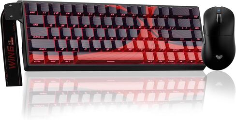 AULA Wireless Keyboard and Mouse Combo, WIN68 HE MAX Magnetic Switch Wired Mechanical Gaming Keyboard SC900 Pro Wireless Mouse in Saudi Arabia