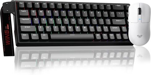 AULA Wireless Keyboard and Mouse Combo, WIN68 HE Magnetic Switch Wired Mechanical Gaming Keyboard SC680 Wireless Mouse in Saudi Arabia