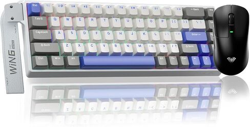 AULA Wireless Keyboard and Mouse Combo, WIN68 HE MAX Magnetic Switch Wired Mechanical Gaming Keyboard SC680 Wireless Mouse in Saudi Arabia
