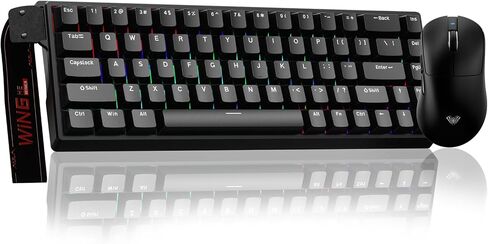 Aula Wireless Keyboard و Mouse Combo ، Win68 He Magnetic Switch Wired Mechanical Gaming Keyboard SC900 Pro Wireless Mouse in Saudi Arabia