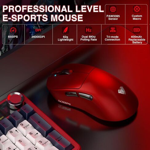Aula Wireless Keyboard و Mouse Combo ، Win68 He Magnetic Switch Wired Mechanical Gaming Keyboard SC900 Pro Wireless Mouse in Saudi Arabia