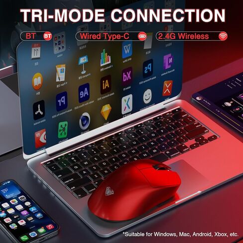 Aula Wireless Keyboard و Mouse Combo ، Win68 He Magnetic Switch Wired Mechanical Gaming Keyboard SC900 Pro Wireless Mouse in Saudi Arabia