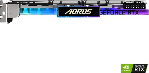 GIGABYTE AORUS GEFORCE RTX 3090 XTREME WATERFORCE WB 24G GRASTS ، نظام تبريد Waterforce Block ، بطاقة فيديو 24 جيجابايت 384 بت ، GV-N3090AORUSX WB-24GD in Kuwait