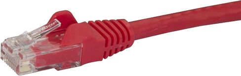 Startech.com 75 Ft Red Snagless Cat6 Utp Patch Cable - Category 6 - 75 Ft - 1 X Rj-45 Male Network - 1 X Rj-45 Male Network - Red - Rohs Compliance in Saudi Arabia