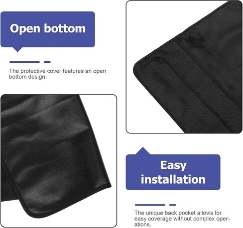 Dustproof Monitor Cover: Waterproof Computer Screen Protector with Back Pocket - Desktop Display Dust Protective Sleeve Compatible for Apple 24-Inch in Saudi Arabia