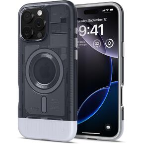 Spigen for iPhone 17 Pro Max Case, Classic C1 MagFit [TPU Covered Camera Control] [Compatible with MagSafe] - Bondi Blue in Kuwait