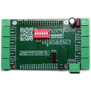 ستة عشر 0-10 فولت المخرجات التناظرية 8 طبقة القبعة القابلة للتكديس للتوت بي. in Kuwait