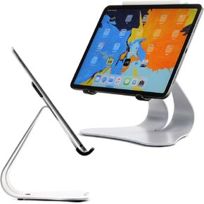 فكر في Stabile 2.0 Steel Stand Silver - مصنوع في الولايات المتحدة الأمريكية - متوافق مع Apple iPad in Kuwait