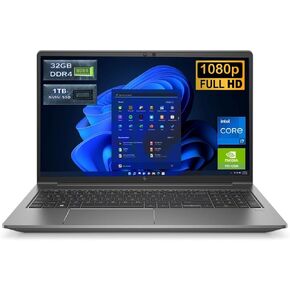 HP Zbook Power G8 15.6" FHD Mobile Workstation, Core i7-11850H 2.5GHz, 32GB DDR4 RAM, 1TB NVMe SSD, Windows 11 Pro, CAM, NVIDIA RTX A2000 4GB GDDR6 (Renewed) in Kuwait
