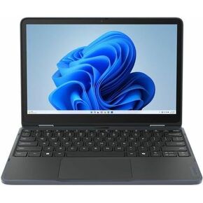 Lenovo 300W Gen 5 83LF0005US 11.6 "Touchcreen Convertible 2 في 1 دفتر ملاحظات - HD - 60 Hz - Intel N -Series N150-8 GB - 128 GB SSD - لوحة المفاتيح الإنجليزية - Slate Gray - Intel Chip - 1366 X 768 - Windows 11 in Kuwait