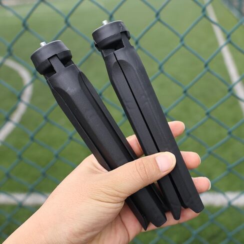 2Pcs 3-in-1 Black Desktop Phone Tripod Stand Portable Foldable 1/4 Inch Screw for Gopro DSLR Camera Tripod in Saudi Arabia