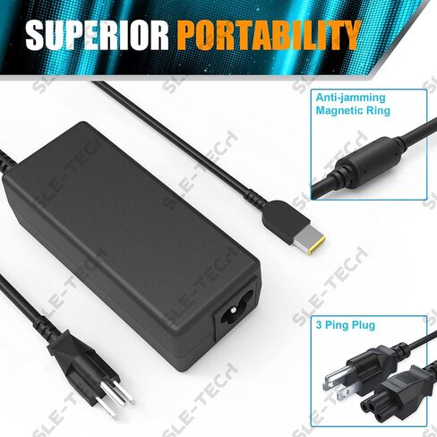AC Adapter 90W 20V 4.5A Laptop Charger for Lenovo ThinkPad X1 Carbon T440 E431 G410 45N0237 45N0236 45N0239 344428U ThinkPad T431s Z510 PA-1900-081 0B46994 0B46995 Yoga 11s Flex 14 15D Power Cord in Kuwait