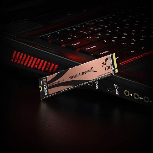 SABRENT 1TB Rocket 4 Plus NVMe 4.0 Gen4 PCIe M.2 Internal SSD Extreme Performance Solid State Drive (Latest Version) (SB-RKT4P-1TB) (Renewed) in Saudi Arabia