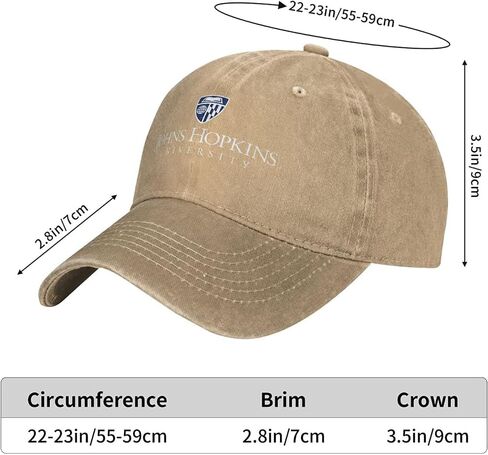 University Hat Adjustable Baseball Cap Cotton Cowboy Hat, Fashionable for Man Woman in Saudi Arabia