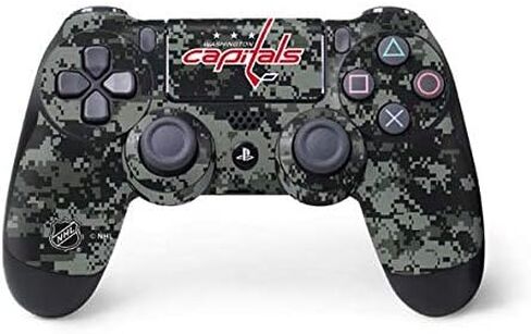 Skinit Decal Gaming Skin Compatible with PS4 Controller - Officially Licensed NHL Washington Capitals Distressed Design in Saudi Arabia
