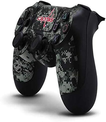 Skinit Decal Gaming Skin Compatible with PS4 Controller - Officially Licensed NHL Washington Capitals Distressed Design in Saudi Arabia