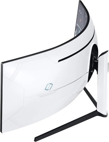 Samsung Odyssey G9 49-inch Curved 1440P Dual QHD 240Hz 1ms QLED Gaming Monitor with DisplayPort, HDMI, USB Hub - Desk Mount Monitor Stand (C49G97TSSN), black in Saudi Arabia