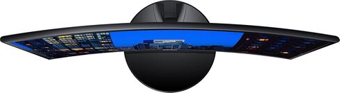 Samsung 24 "سلسلة 390C LED شاشة منحنية ، FHD ، 60 هرتز ، 4 مللي ثانية ، AMD Freesync ، HDMI ، VGA ، أسود ، مع كابل GSF HDMI in Saudi Arabia