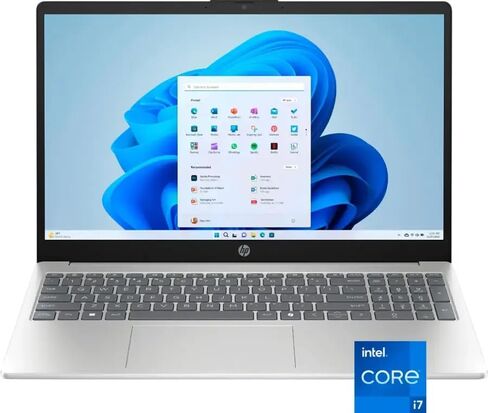 HP 15.6 "FHD Touchscreen Laptop ، Intel Core I7-1355U (حتى 5.0 جيجاهرتز) ، ذاكرة وصول عشوائي 32 جيجابايت ، 1 تيرابايت NVME SSD ، Wi-Fi 6 ، لوحة مفاتيح رقمية ، رسوم سريعة ، كاميرا الويب ، النوع C ، Windows 11 Home ، W/BWE Accessories in Kuwait