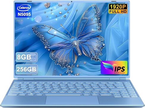 14 "كمبيوتر محمول 8 جيجا بايت رام سيليرون N5095 (حتى 2.9 جيجا هرتز) 256 جيجا بايت دعم SSD 1 تيرابايت توسيع 4 كوور مع مروحة التبريد 1920 * 1200 2K FHD شاشة مزدوجة 5GWIFI BT4.2 للأعمال التجارية والطلاب الأزرق in Saudi Arabia