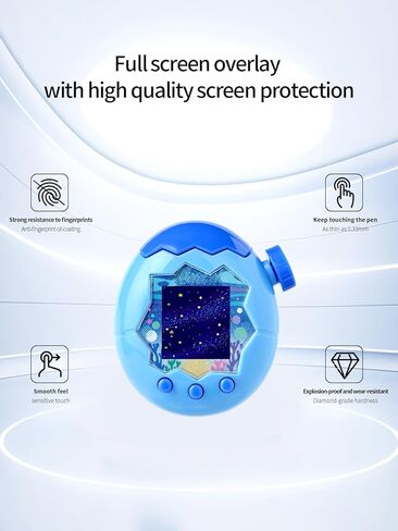 واقي الشاشة لـ Tamagotchi Paradise High-Definition Scratch Film Film ، HD Clear ، Free Bubble with Easy Operation Kit ، 6 Pack. in Saudi Arabia