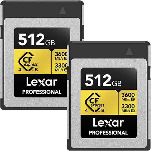 Lexar Gold Series Professional 512GB CFEXPRESS 4.0 TYPE-B CARM in Saudi Arabia
