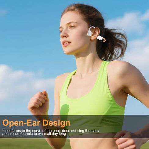 Bone Conduction Bluetooth Headphones-SurfAudio, IP68 Waterproof Swimming Headphones with 32GB MP3 Player, Lightweight Open Ear Design for Swimming/Surfing/Marathon/Cycling(Black) in Kuwait