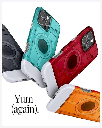 Spigen for iPhone 17 Pro Max Case ، Classic C1 Magfit [TPU Covered Camera Control] [متوافق مع Magsafe] - Bondi Blue in Kuwait