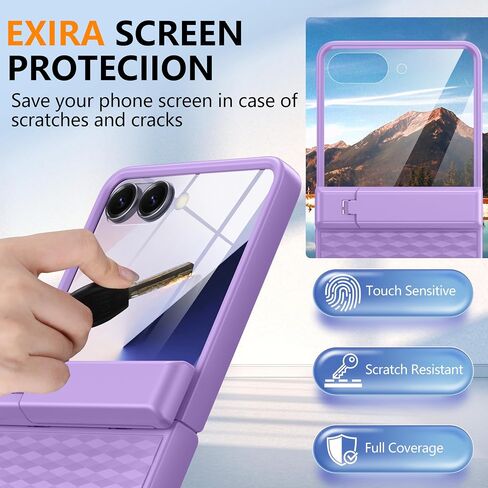 مغناطيسي لـ Samsung Galaxy Z Flip 7 Case [حماية المفصلات ＆ Kickstand] [متوافق مع Magsafe] in Saudi Arabia