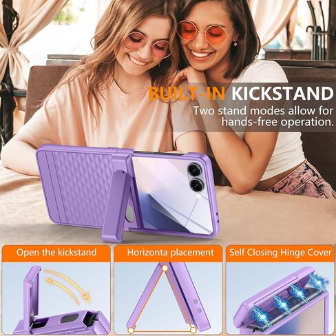 مغناطيسي لـ Samsung Galaxy Z Flip 7 Case [حماية المفصلات ＆ Kickstand] [متوافق مع Magsafe] in Saudi Arabia