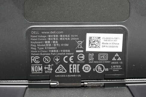 لوحة المفاتيح Folio Case لـ Dell Latitude 11 Tablets تناسب 5175 5179 Qwerty الخلفية البرازيلية البرتغالية K15M 5G0yn in Kuwait