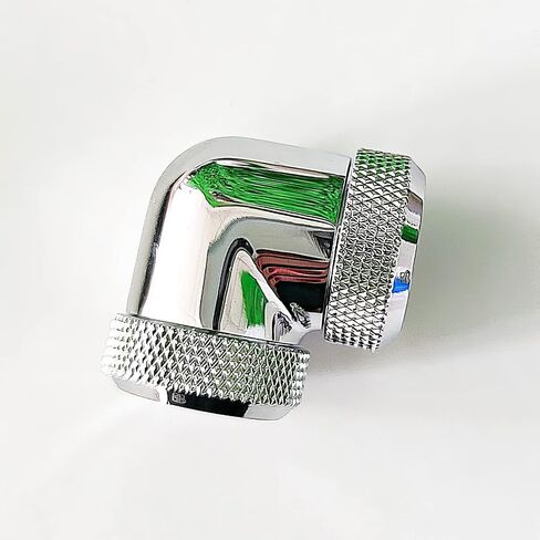 Barrow 14mm Multi-Link to Multi-Link Fitting, 90 Degree Angle, Silver, 4-Pack in Saudi Arabia
